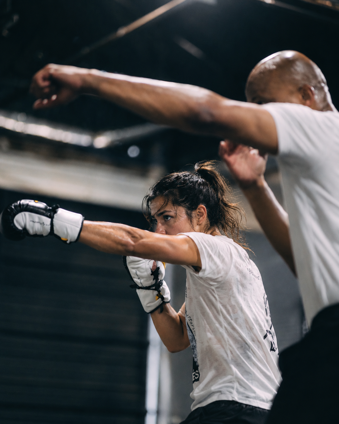 Boxing session at The Rufescent gym