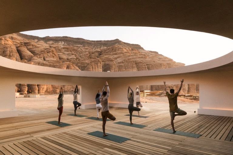 MHR yoga in the desert